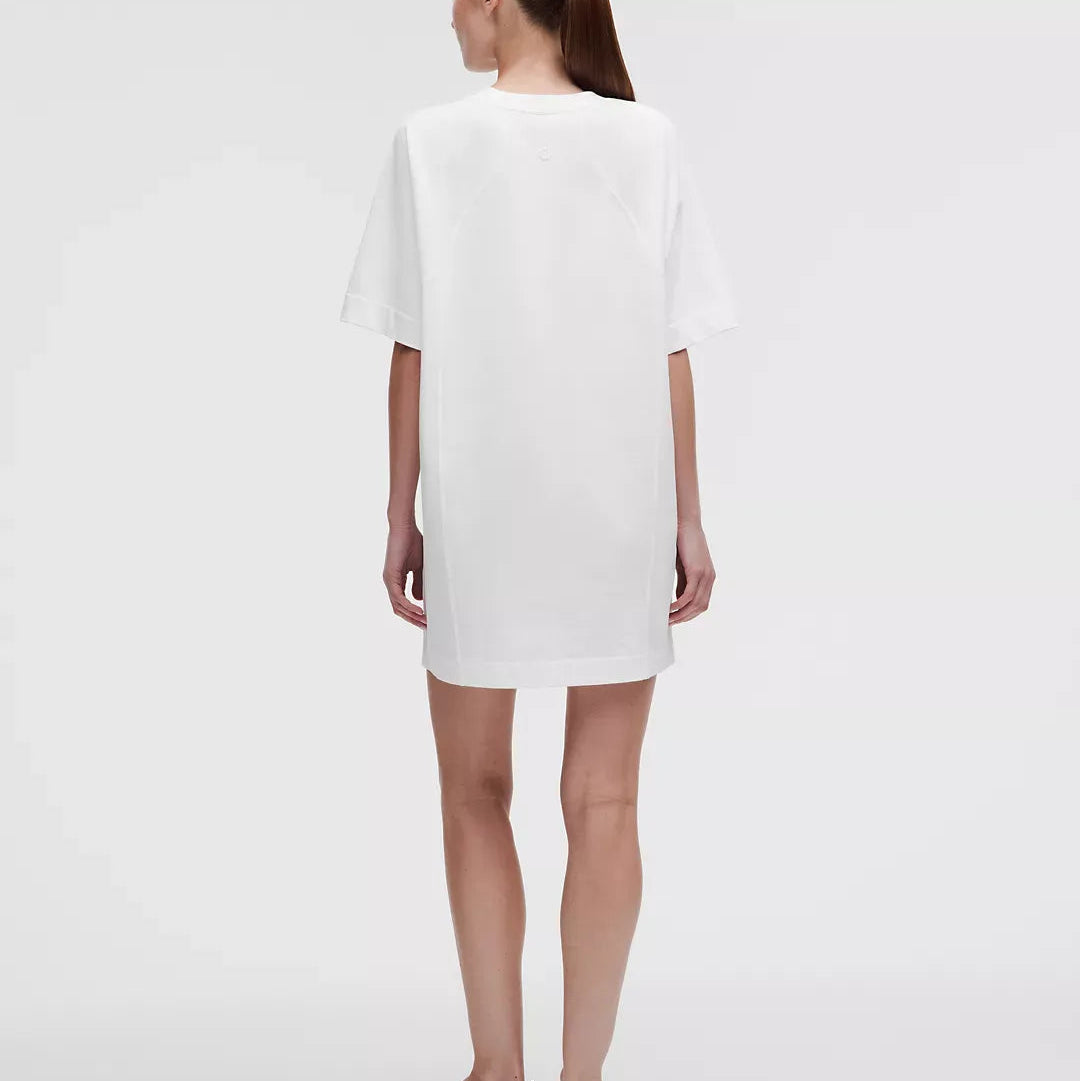 Abito A T Shirt In Maglia Di Cotone
