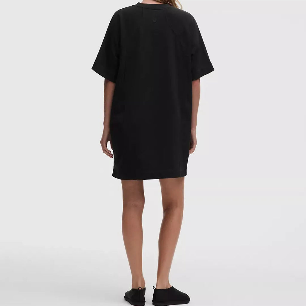 Abito A T Shirt In Maglia Di Cotone