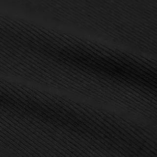 Abito Midi Nero Senza Maniche In Maglia